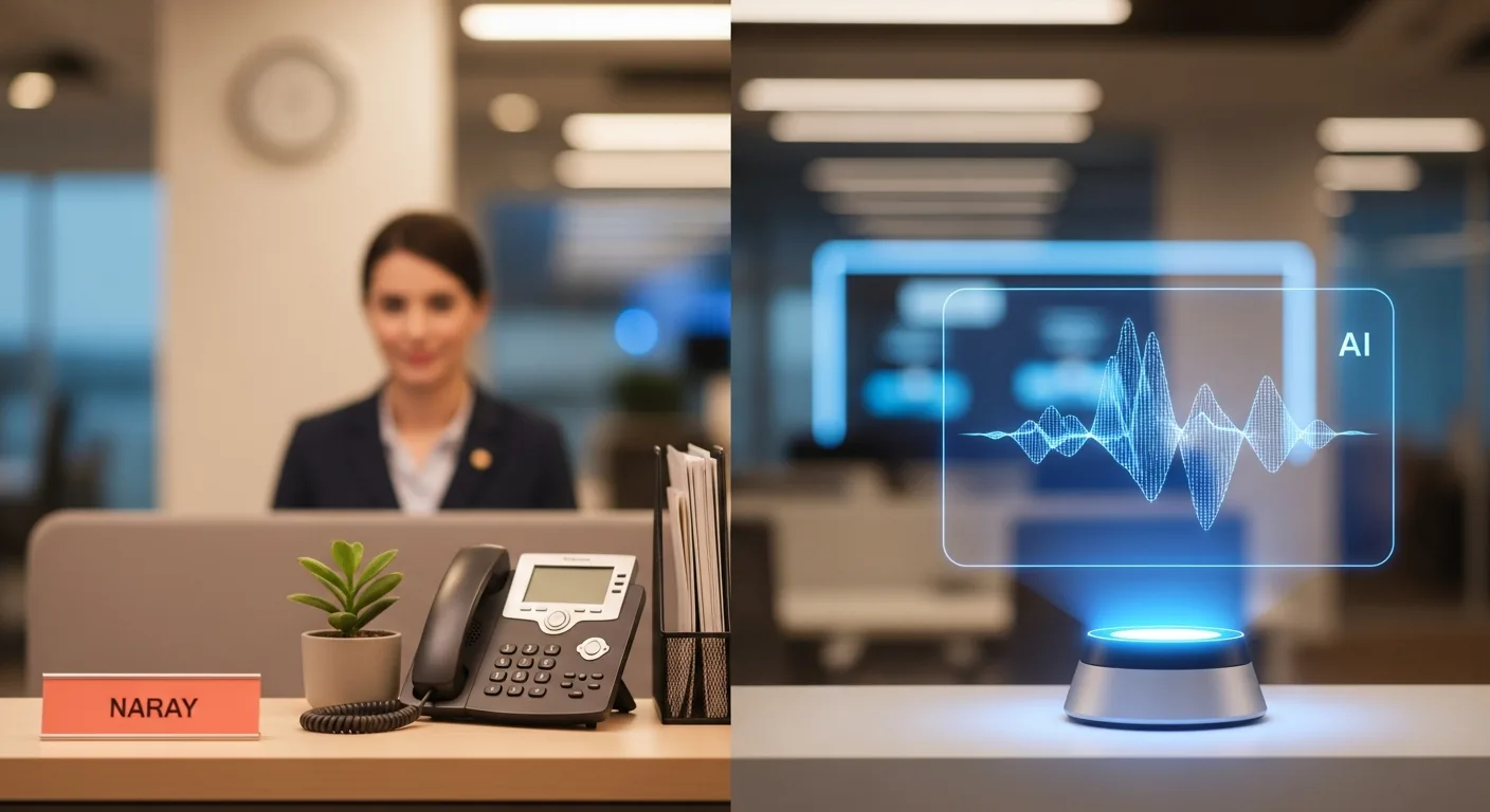 Live Receptionist, AI Receptionist, or Both?